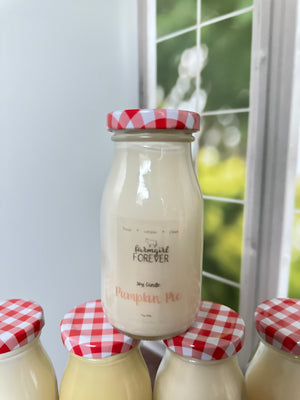 Milk Bottle Country Candle